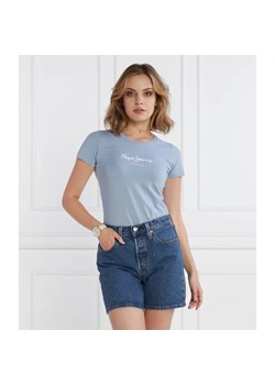 Pepe Jeans London T-shirt | Slim Fit ze sklepu Gomez Fashion Store w kategorii Bluzki damskie - zdjęcie 163980295
