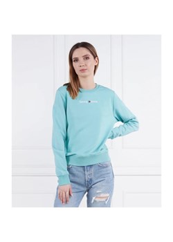 Tommy Jeans Bluza TJW REG SERIF LINEAR CREW | Regular Fit ze sklepu Gomez Fashion Store w kategorii Bluzy damskie - zdjęcie 163980885