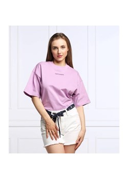 Superdry T-shirt CODE TECH | Cropped Fit ze sklepu Gomez Fashion Store w kategorii Bluzki damskie - zdjęcie 163981027