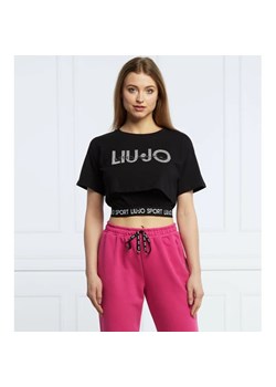 Liu Jo Sport T-shirt | Cropped Fit ze sklepu Gomez Fashion Store w kategorii Bluzki damskie - zdjęcie 163981109