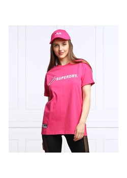 Superdry T-shirt CODE SL APPLIQUE | Loose fit ze sklepu Gomez Fashion Store w kategorii Bluzki damskie - zdjęcie 163981118