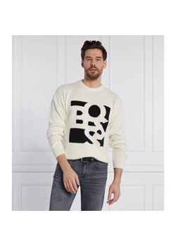 BOSS BLACK Wełniany sweter Loskar | Regular Fit | z dodatkiem kaszmiru ze sklepu Gomez Fashion Store w kategorii Swetry męskie - zdjęcie 163981388