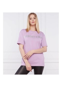 Superdry T-shirt linear | Loose fit ze sklepu Gomez Fashion Store w kategorii Bluzki damskie - zdjęcie 163981455