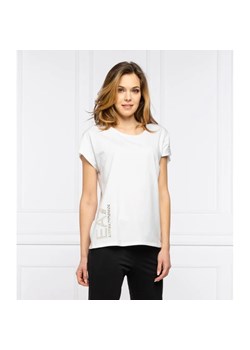 EA7 T-shirt | Regular Fit ze sklepu Gomez Fashion Store w kategorii Bluzki damskie - zdjęcie 163982408