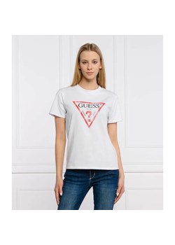 GUESS T-shirt | Regular Fit ze sklepu Gomez Fashion Store w kategorii Bluzki damskie - zdjęcie 163982577