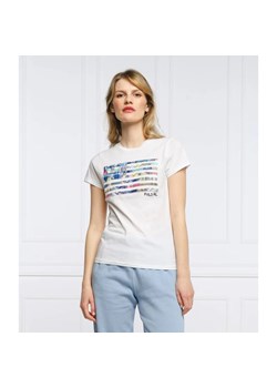 POLO RALPH LAUREN T-shirt | Slim Fit ze sklepu Gomez Fashion Store w kategorii Bluzki damskie - zdjęcie 163982697