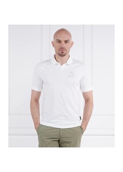 Napapijri Polo E-SANTIAGO SS BRIGHTWHITE 002 | Regular Fit ze sklepu Gomez Fashion Store w kategorii T-shirty męskie - zdjęcie 163982908