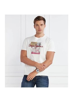 Pepe Jeans London T-shirt MELBOURNE TEE | Regular Fit ze sklepu Gomez Fashion Store w kategorii T-shirty męskie - zdjęcie 163982915