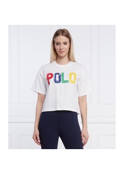 POLO RALPH LAUREN T-shirt | Cropped Fit ze sklepu Gomez Fashion Store w kategorii Bluzki damskie - zdjęcie 163982986