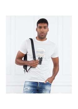 Karl Lagerfeld T-shirt CREWNECK | Slim Fit ze sklepu Gomez Fashion Store w kategorii T-shirty męskie - zdjęcie 163983155
