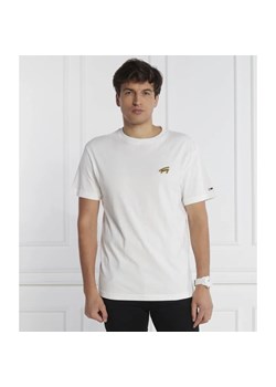 Tommy Jeans T-shirt GOLD SIGNATURE | Regular Fit ze sklepu Gomez Fashion Store w kategorii T-shirty męskie - zdjęcie 163983369