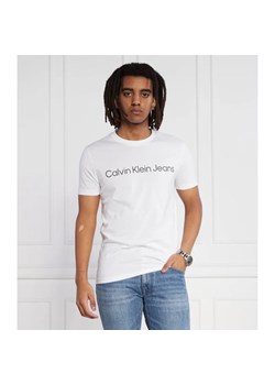 CALVIN KLEIN JEANS T-shirt | Slim Fit ze sklepu Gomez Fashion Store w kategorii T-shirty męskie - zdjęcie 163983665