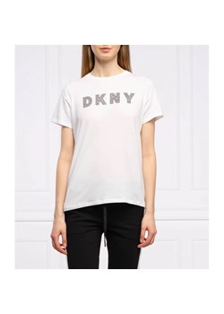 DKNY Sport T-shirt PERFORMANCE | Regular Fit ze sklepu Gomez Fashion Store w kategorii Bluzki damskie - zdjęcie 163983679