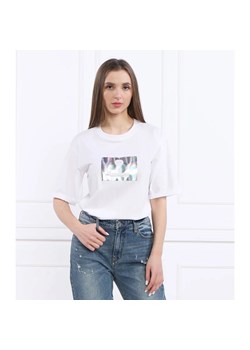 Armani Exchange T-shirt | Regular Fit ze sklepu Gomez Fashion Store w kategorii Bluzki damskie - zdjęcie 163983829