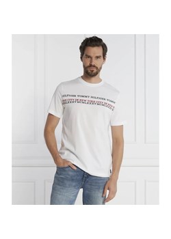 Tommy Hilfiger T-shirt CENTER CHEST STRIPE TEE | Regular Fit ze sklepu Gomez Fashion Store w kategorii T-shirty męskie - zdjęcie 163984068