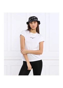 HUGO T-shirt Tee_3 | Slim Fit ze sklepu Gomez Fashion Store w kategorii Bluzki damskie - zdjęcie 163984096