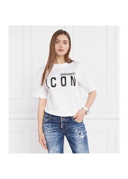 Dsquared2 T-shirt | Regular Fit ze sklepu Gomez Fashion Store w kategorii Bluzki damskie - zdjęcie 163984486