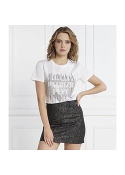 Patrizia Pepe T-shirt | Regular Fit ze sklepu Gomez Fashion Store w kategorii Bluzki damskie - zdjęcie 163984657