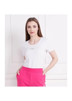 EA7 T-shirt | Regular Fit ze sklepu Gomez Fashion Store w kategorii Bluzki damskie - zdjęcie 163984917