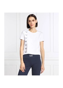 EA7 T-shirt | Regular Fit ze sklepu Gomez Fashion Store w kategorii Bluzki damskie - zdjęcie 163985176