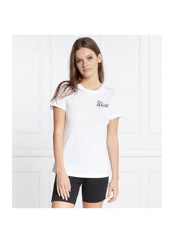 CALVIN KLEIN JEANS T-shirt MOTION LOGO | Regular Fit ze sklepu Gomez Fashion Store w kategorii Bluzki damskie - zdjęcie 163985187