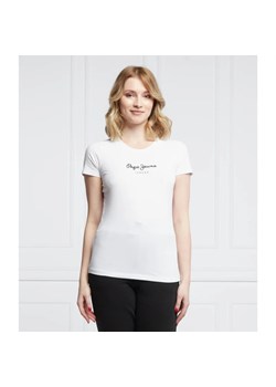 Pepe Jeans London T-shirt | Slim Fit ze sklepu Gomez Fashion Store w kategorii Bluzki damskie - zdjęcie 163985636
