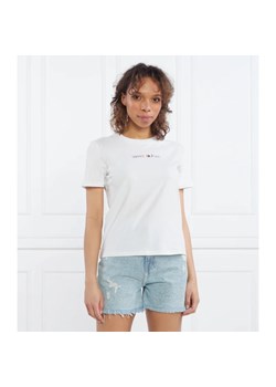 Tommy Jeans T-shirt TJW REG COLOR SERIF LINEAR SS | Regular Fit ze sklepu Gomez Fashion Store w kategorii Bluzki damskie - zdjęcie 163985658