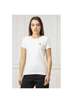CALVIN KLEIN JEANS T-shirt | Slim Fit ze sklepu Gomez Fashion Store w kategorii Bluzki damskie - zdjęcie 163986009