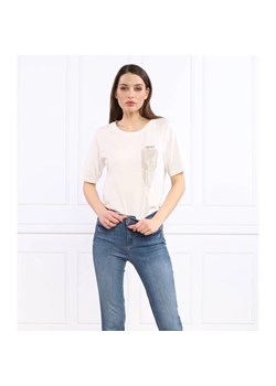 Liu Jo Sport T-shirt | Regular Fit ze sklepu Gomez Fashion Store w kategorii Bluzki damskie - zdjęcie 163986048