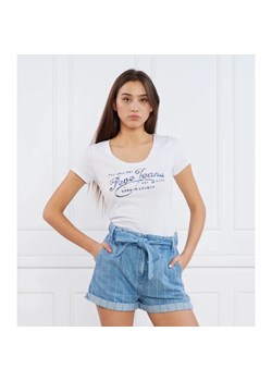 Pepe Jeans London T-shirt MERY | Regular Fit ze sklepu Gomez Fashion Store w kategorii Bluzki damskie - zdjęcie 163986068