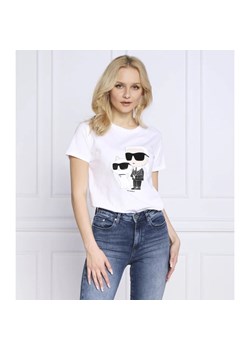 Karl Lagerfeld T-shirt ikonik 2.0 | Regular Fit ze sklepu Gomez Fashion Store w kategorii Bluzki damskie - zdjęcie 163986538