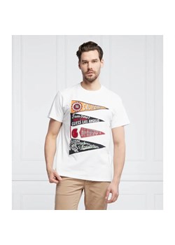 GUESS T-shirt PENNANT | Regular Fit ze sklepu Gomez Fashion Store w kategorii T-shirty męskie - zdjęcie 163986546