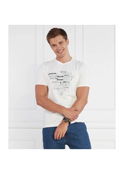GUESS T-shirt ABSTRACT TRIAN | Slim Fit ze sklepu Gomez Fashion Store w kategorii T-shirty męskie - zdjęcie 163986565