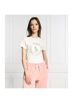 POLO RALPH LAUREN T-shirt | Regular Fit ze sklepu Gomez Fashion Store w kategorii Bluzki damskie - zdjęcie 163986648