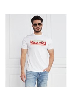 GUESS T-shirt SS BSC EMBROIDERED | Slim Fit ze sklepu Gomez Fashion Store w kategorii T-shirty męskie - zdjęcie 163986665