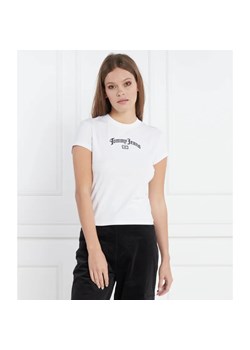 Tommy Jeans T-shirt BBY GRUNGE | Regular Fit ze sklepu Gomez Fashion Store w kategorii Bluzki damskie - zdjęcie 163987038