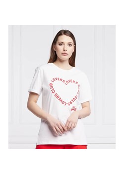 HUGO T-shirt Dibiusa_3 | Regular Fit ze sklepu Gomez Fashion Store w kategorii Bluzki damskie - zdjęcie 163987088
