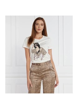 Liu Jo Rose T-shirt | Regular Fit ze sklepu Gomez Fashion Store w kategorii Bluzki damskie - zdjęcie 163987169