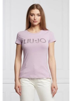 Liu Jo Rose T-shirt | Regular Fit ze sklepu Gomez Fashion Store w kategorii Bluzki damskie - zdjęcie 164175055