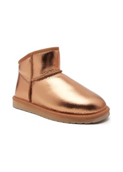 EMU Australia Skórzane śniegowce Aarons Glossy | z dodatkiem wełny ze sklepu Gomez Fashion Store w kategorii Śniegowce damskie - zdjęcie 164315099
