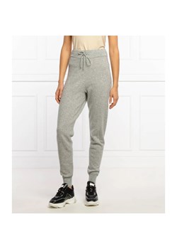 DKNY Wełniane spodnie jogger | Slim Fit | z dodatkiem kaszmiru ze sklepu Gomez Fashion Store w kategorii Spodnie damskie - zdjęcie 164319426