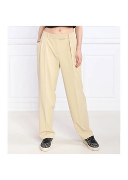 HUGO Spodnie Hanifa | Regular Fit ze sklepu Gomez Fashion Store w kategorii Spodnie damskie - zdjęcie 164321879