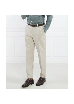 BOSS BLACK Spodnie chino H-Perin-232 | Regular Fit | z dodatkiem lnu ze sklepu Gomez Fashion Store w kategorii Spodnie męskie - zdjęcie 164324345