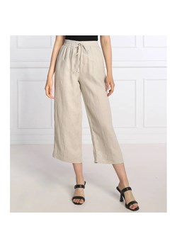 DKNY Lniane spodnie | flare fit ze sklepu Gomez Fashion Store w kategorii Spodnie damskie - zdjęcie 164326446