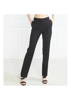 BOSS BLACK Wełniane spodnie Tameah | Slim Fit ze sklepu Gomez Fashion Store w kategorii Spodnie damskie - zdjęcie 164326947