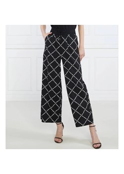 Karl Lagerfeld Lniane spodnie | Oversize fit ze sklepu Gomez Fashion Store w kategorii Spodnie damskie - zdjęcie 164327095