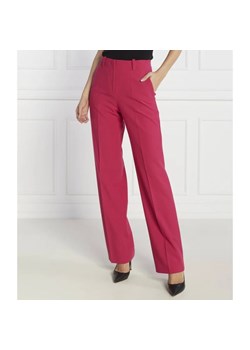 HUGO Spodnie Hulana | Straight fit ze sklepu Gomez Fashion Store w kategorii Spodnie damskie - zdjęcie 164329096