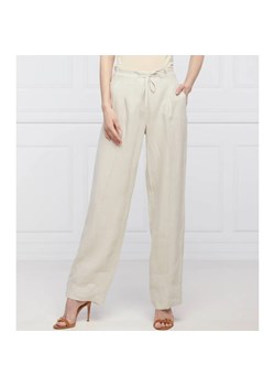 RIANI Lniane spodnie | Casual fit | high waist ze sklepu Gomez Fashion Store w kategorii Spodnie damskie - zdjęcie 164329715