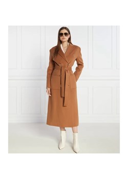 Elisabetta Franchi Wełniany płaszcz | z dodatkiem kaszmiru ze sklepu Gomez Fashion Store w kategorii Płaszcze damskie - zdjęcie 164330129