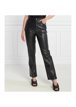 Tommy Jeans Spodnie TJW JULIE PLEATHER | Straight fit | high rise ze sklepu Gomez Fashion Store w kategorii Spodnie damskie - zdjęcie 164330256